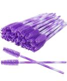 300 Pack Disposable Eyelash Brush for Extensions - Deep Purple Mascara Wands Kit - Buy Online on GoSupps.com