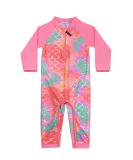 weVSwe Baby Toddler Boy Swimsuit UPF 50+ Sun Protection Rash Guard Swimwear | Pink Fish Scales, 0-3 Years - Buy Online on GoSupps.com