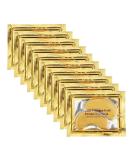 Gold Eye Mask Power Crystal Gel Collagen Masks - 25 Pairs, Anti Aging, Dark Circles & Puffiness Relief - Buy Online on GoSupps.com