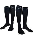 Buy Sama Diligence Compression Stockings for Men & Women | 2 Pairs Trombosis Support Socks for Travel Sports & Medical Use - XL Black - Buy Online on GoSupps.com