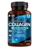 High Strength Pure Marine Collagen 1500mg - 180 Tablets with Hyaluronic Acid & Vitamin C | Hydrolysed Collagen Peptides | for Women and Men - Buy Online on GoSupps.com
