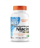 Doctor's Best Sustained-Release Niacin 500 mg - 120 Tablets | niaXtend for Optimal Health - Buy Online on GoSupps.com
