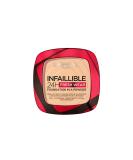 L'Or al Paris Infallible 24H Fresh Wear Foundation in a Powder Full-coverage Longwear Weightless Smooth Finish Water-proof and Transfer-proof 40 Cashmere 40 Cashmere 9 g (Pack of 1) - Buy Online on GoSupps.com
