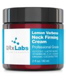 Lemon Verbena Neck Firming Cream 2 fl oz - Tightening & Lifting Moisturizer for Sagging Skin on Neck, Decollete & Chest - Prevent Turkey/Crepe Neck - Buy Online on GoSupps.com