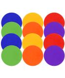 Spot Markers 9inch 10inch 12pcs Rubber Agility Dots Flat Cones Non Slip Sports Dots Floor Spots Agility Markers for Kids Soccer Football Basketball Speed Agility Training  Classroom Activities 10 inch - Buy Online on GoSupps.com
