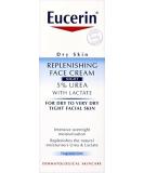 Eucerin Dry Skin Replenishing Face Night Cream 50ml - 5% Urea for Intense Hydration - International Shipping Available - Buy Online on GoSupps.com