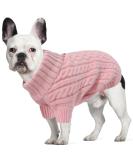 Shop Liebeedd Medium Dog Sweater - Cozy Fleece Christmas Wear for French Bulldogs | Warm & Stylish Pink Sweater for Winter - Buy Online on GoSupps.com