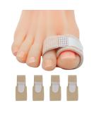 Niupiour Fabric Hammer Toe Wraps - 8 Pack Toe Bandages Protectors & Braces for Overlapping, Crooked, Curled, and Bent Toes - Toe Splints & Separators for Broken Toes - Buy Online on GoSupps.com