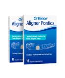 OrVance Aligner Pontics | 32 Count Clear Aligner Tray Fillers for Missing Teeth - Buy Online on GoSupps.com