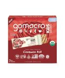 GoMacro Kids MacroBar Organic Vegan Snack Bars - Cinnamon Roll (7 Count - 0.9 oz Bars) - Buy Online on GoSupps.com