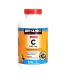 Kirkland Signature Chewable Vitamin C 500mg - Tangy Orange Flavor, 500 Tablets - Buy Online on GoSupps.com
