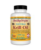 Healthy Origins Krill Oil 1000 mg - 60 Softgels for Omega-3 & Antioxidants - Buy Online on GoSupps.com