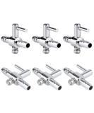 Pawfly 6 PCs Aquarium Air Pump Control Valve Splitter - Optimal Flow for Fish Tanks - Buy Online on GoSupps.com