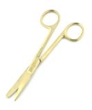 Dressing Scissors - All-Purpose Vet Scissors | Sharp/Blunt, Autoclavable Stainless Steel | Gold Coated - 4 Colors Available - Buy Online on GoSupps.com
