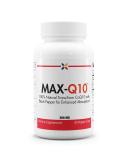 Stop Aging Now MAX-Q10 CoEnzyme 200 mg - Kaneka Q10 & BioPerine for Heart Health & Energy | Buy Internationally - Buy Online on GoSupps.com