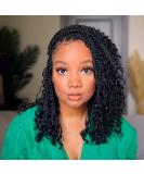 COOKOO 10 Inch Goddess Box Braids Crochet Hair - 8 Pack Bohemian Hippie Style for Black Women - Buy Online on GoSupps.com