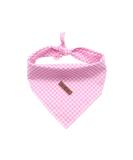 Lionet Paws Dog Bandana | Triangular Headscarf for Small Medium & Large Dogs | Pink Checkered | Pack of 1 - Buy Online on GoSupps.com
