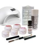 AcrylGel PolyGel Set - High Viscosity Nail Gel for UV/LED - Extremely Stable Gel Modeling for Perfect Nails - Buy Online on GoSupps.com