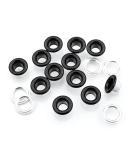 CRAFTMEMORE 100pack 3/16 ID Colored Eyelets Grommets with Washers - Black Aluminum Eyelets for DIY Craft, Shoes, Clothing, Leather, Canvas - Buy Online on GoSupps.com