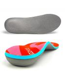 Arch Support Sports Insoles | Relieve Foot Fatigue | Unisex | Fits Variety of Shoe Types | Size UK 7 (26cm/10.25 inches) | Red - Buy Online on GoSupps.com