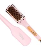 Nicebay Hair Straightener Brush - Negative Ion Technology Anti-Scald Auto-Off Fast Heating & 6 Temp Settings - Perfect for Women | International Shipping - Buy Online on GoSupps.com