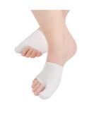 Gel Big Top Cap and Metatarsal Sleeves 2 Pack Big Toe Protector Bunion Cushions Metararsal Pads for Women and Men to Relieve Bunion Pain Prenvent Corn Callus Blistering Ingrown Toenails (White Large) - Buy Online on GoSupps.com