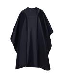 VETUZA Professional Barber Cape Waterproof Salon Cape for Hair Cutting Black 59x51 Inch - Pack of 1 - Buy Online on GoSupps.com