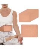 10 Pcs Castor Oil Pack Wrap - Self Adhesive High Absorbent Organic Cotton Flannel for Effective Wellness | No Wash Anti Oil Leak Design for Men Women Kids - Buy Online on GoSupps.com
