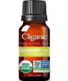 Cliganic 100% Pure Essential Oil Bergamot Oil 0.3 fl oz (10 ml) - Buy Online on GoSupps.com