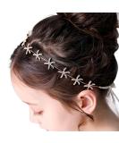 Etncy Life Flower Girl Tiara Starfish Headband | Wedding Bridal Hair Accessory - Buy Online on GoSupps.com