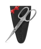 FABINOC Nail Scissors | Curved Cuticle Scissors for Dead Skin | German Quality Stainless Steel Multi-Purpose Sharp Manicure Scissors for Men & Women Cuticle Nail Scissors- Curved - Buy Online on GoSupps.com
