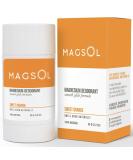 Magsol Magnesium Deodorant - Sweet Orange Scent | 2.8 oz (80 g) - Natural & Long-lasting - Buy Online on GoSupps.com