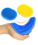 Kwispel 2 Pcs Dog Grooming Brush & Pet Shampoo Brush | Shedding & Massage Comb for Short & Long Haired Dogs/Cats - Buy Online on GoSupps.com