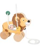 small foot pull-along toy lion with motor skills loop "Safari" pull-along and push-along toy made of wood from 12 months 11705 - Buy Online on GoSupps.com