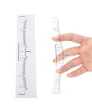 100pcs Disposable Brow Ruler - Transparent Microblading Stickers for Perfect Symmetrical Eyebrows | International Shipping - Buy Online on GoSupps.com