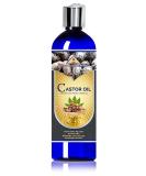 Organic Cold Pressed Castor Carrier Oil (16oz) - Bulk Wholesale Beauty Hair Growth Moisturizer for DIY Body Butter & Skin Softening - Ancient Health Remedies from India - Buy Online on GoSupps.com
