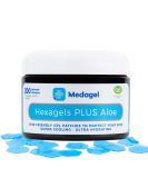 Medagel Hexagels Plus Aloe Vera | 200 Paraben-Free Hydrogel Pads for Blister Prevention and Skin Relief - Buy Online on GoSupps.com