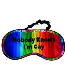 Diabolical Nobody Knows I m Gay Sleeping Eyemask One Size Funny Secret Santa for Gay Men or Women Gay Pride Gifts - Buy Online on GoSupps.com