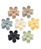 7 Pack Flower Claw Clips for Women and Girls - Strong Matte Hair Accessories for Thin Hair - Buy Online on GoSupps.com
