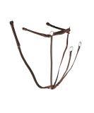Leather Breastplate Martingale gallop Equestrian Brown Cob - Buy Online on GoSupps.com