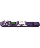 HUNTER VARIO BASIC ALU-STRONG collar dog collar nylon aluminum buckle XL purple XL purple - Buy Online on GoSupps.com