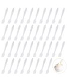 200 Pieces Facial Cream Spatula Translucent Cosmetic Spatula Makeup Frosted Spatulas Mask Tip Scoops Cosmetic Spatula Scoop for Mixing and Sampling Cosmetics (8.2x1.5cm) - Buy Online on GoSupps.com