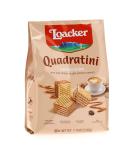 Loacker Quadratini Cappuccino bite-size Wafer Cookies| LARGE Pack of 1 | Crispy Wafers with 4 creamy layers of finest Cappuccino cream filling | great for snacks & desserts | No artificial flavorings, added colors or preservatives | 7.76 oz - Buy Online on GoSupps.com