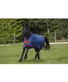 Horseware Mio T/O Lite Turnout Rug waterproof Black/Turq & Black HW 20 155cm - Buy Online on GoSupps.com