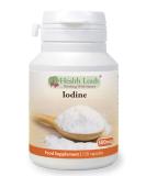 Lugols Iodine 500mcg - 120 Capsules | Supports Thyroid Function | Vegan & Magnesium Stearate Free | Made in Wales - Buy Online on GoSupps.com
