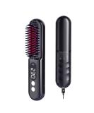 Buy Mini Cordless Hair Straightener Brush Pro+ | Portable Ionic Hot Comb 60 Mins Battery Life - Perfect for Travel & Gifts for Women - Buy Online on GoSupps.com