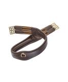 Buy SUNRIDE Soho Anatomical Leather Saddle Girth (140 cm) - D-Ring for Auxiliary Reins - Brown | International Shipping - Buy Online on GoSupps.com