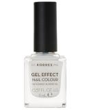 KORRES Sweet Almond Nail Colour - Vegan Porcelain White Gel Effect Polish 11ml | Silicone & Paraben-Free - Buy Online on GoSupps.com