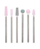 Stainless Steel Nail Drill Bit Set - 6Pcs Manicure Accessories for Nail Art - #5 - Buy Online on GoSupps.com