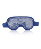 NEWGO Reusable Cooling Eye Mask for Puffy Eyes | Hot Cold Therapy Gel for Migraine Headache, Dark Circles, Dry Eyes | Sinus Pain Relief | Dark Blue - Buy Online on GoSupps.com